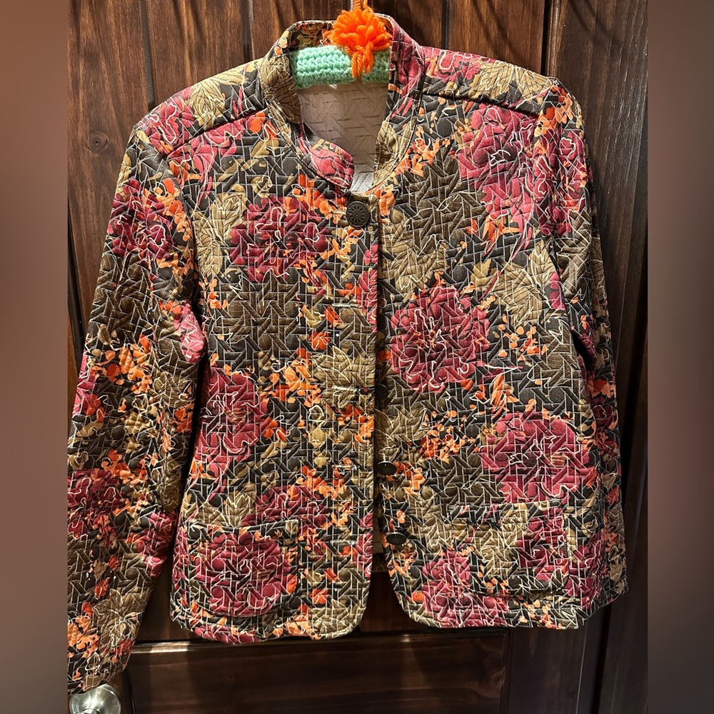 Floral Quilted Women's Jacket